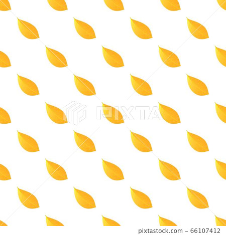Yellow leaf pattern seamless - Stock Illustration [66107412] - PIXTA