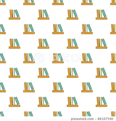 Stack of books pattern seamless - Stock Illustration [66107590] - PIXTA