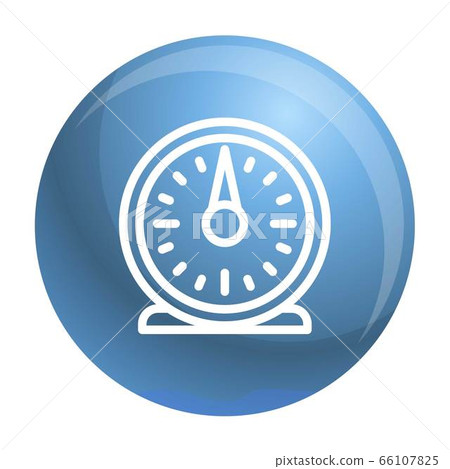 Retro kitchen timer icon, outline style - Stock Illustration [66107825 ...