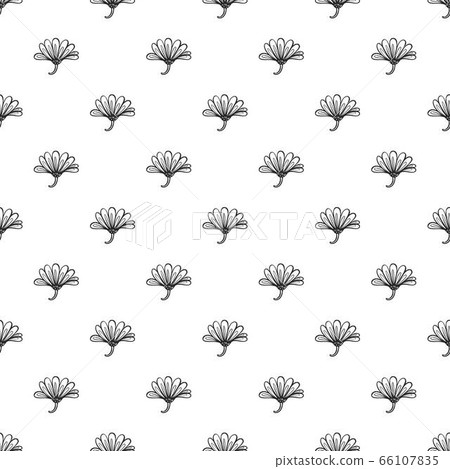 Herb calendula pattern seamless 66107835