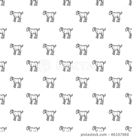 Kid goat pattern seamless Kid goat pattern seamless 66107868