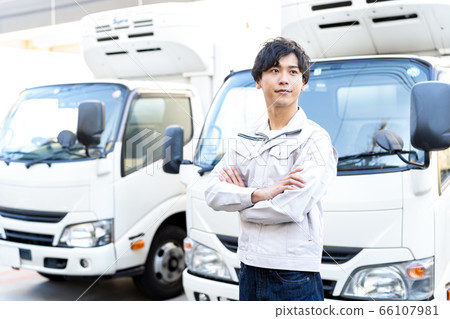 年輕人，運輸，卡車 66107981