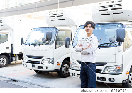 年輕人，運輸，卡車 66107994