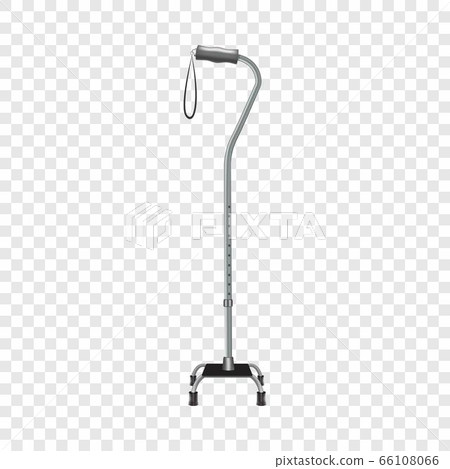Support walking stick icon, realistic style Support walking stick icon, realistic style 66108066