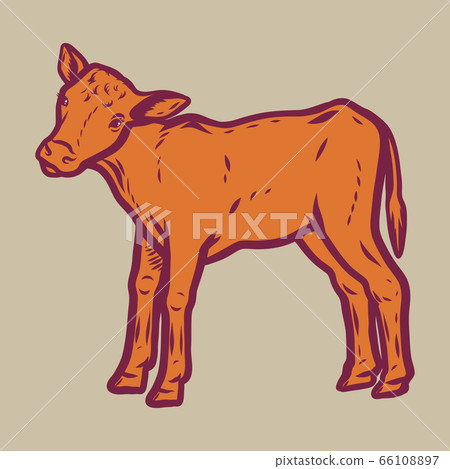 Veal Icon, Hand Drawn Style - Stock Illustration [66108897] - Pixta