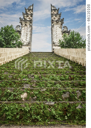 Stairs to the entrance to the Pura Lempuyang 66110108