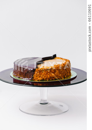 A piece of esterhazy on a plate A piece of esterhazy on a plate 66110691