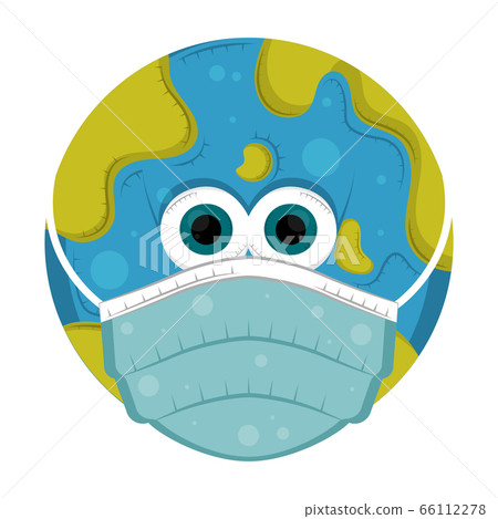Earth planet cartoon 66112278
