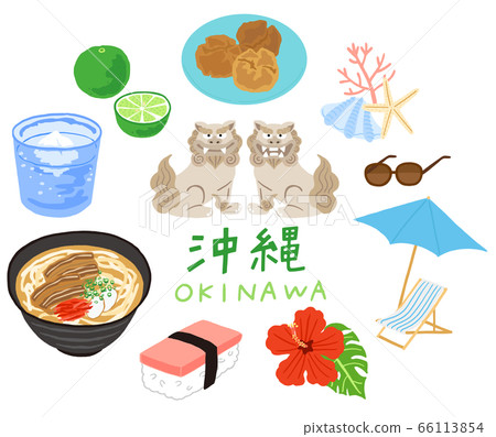 Set of Okinawan foods and specialties Set of Okinawan foods and specialties 66113854