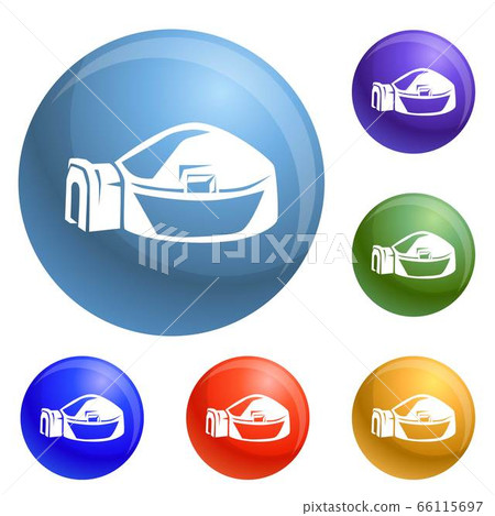 Big igloo icons set vector - Stock Illustration [66115697] - PIXTA