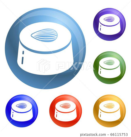 Choco bonbon icons set vector Choco bonbon icons set vector 66115753
