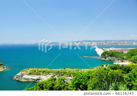 View of Bansho Garden and Tonga's nose from Takatsukoyama Observatory 66116243