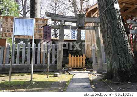 東京都足立區千住中町的中町Hikawa神社的Bententen 66116253