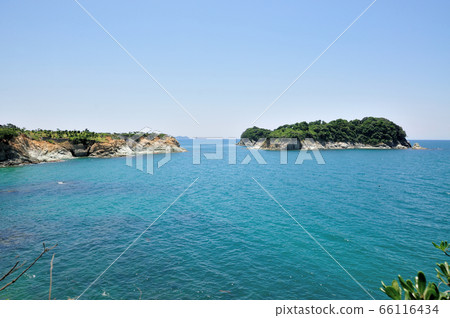 從湯加的鼻子眺望萬壽花園和大島 66116434