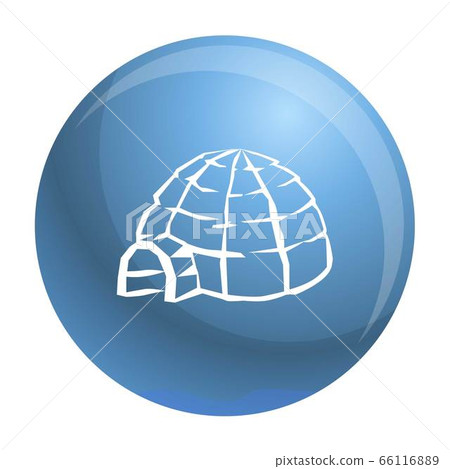 Alaska igloo icon, simple style 66116889