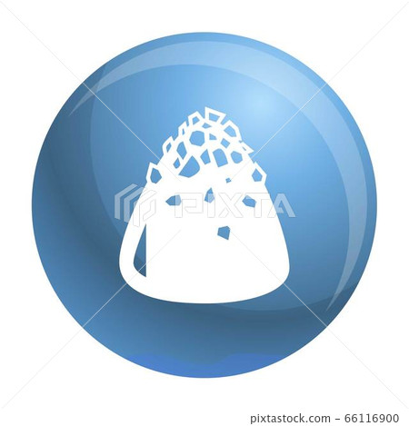Sweet truffle icon, simple style Sweet truffle icon, simple style 66116900