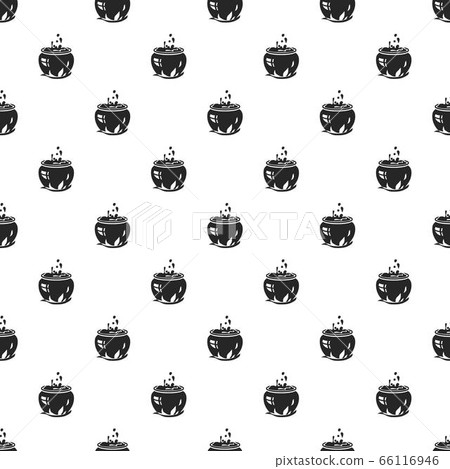 Magic cauldron pattern seamless 66116946