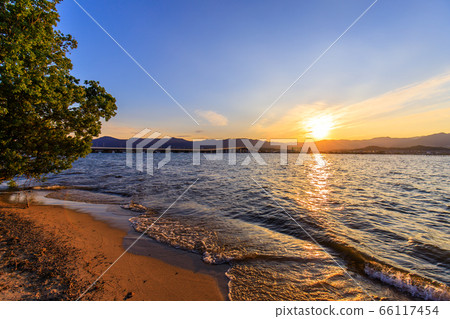 琵琶湖大橋夜景 琵琶湖大橋夜景 66117454