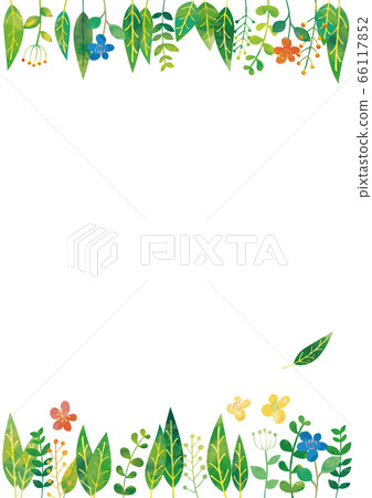 Scandinavian botanical plant frame (up and down, vertical) Scandinavian botanical plant frame (up and down, vertical) 66117852