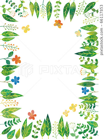 Scandinavian botanical plant frame (enclosed portrait) Scandinavian botanical plant frame (enclosed portrait) 66117853