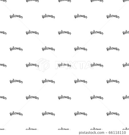Halloween text pattern seamless Halloween text pattern seamless 66118110
