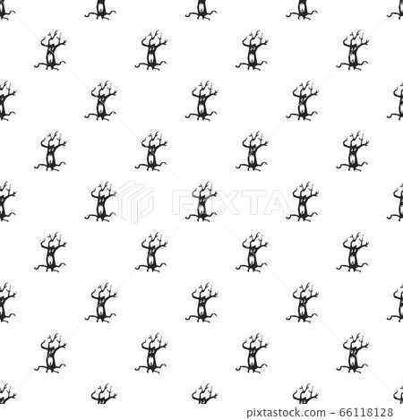 Scary Tree Pattern Seamless Stock Illustration 66118128 PIXTA   66118128 