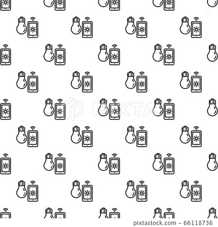 Smart bulb control pattern seamless Smart bulb control pattern seamless 66118736