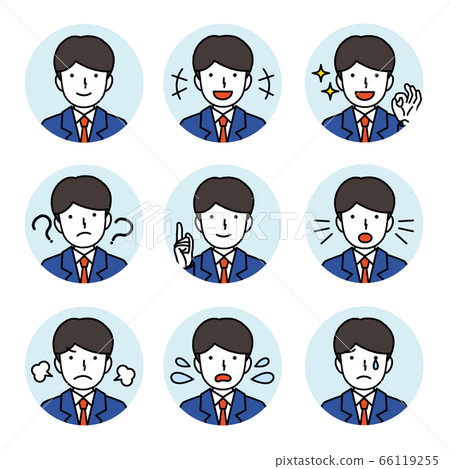 Male student facial expression collection blazer Male student facial expression collection blazer 66119255