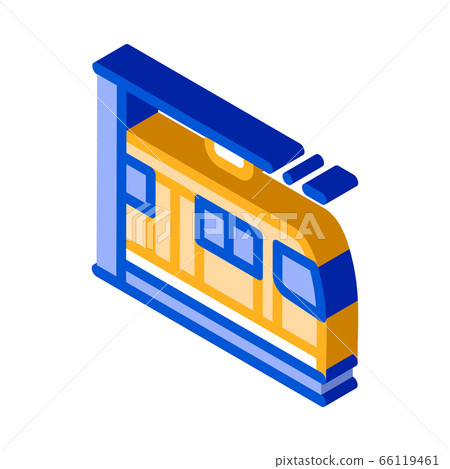Public Transport Metro isometric icon vector... - Stock Illustration ...