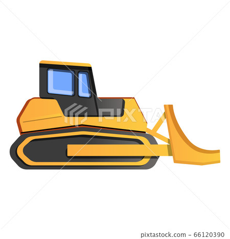 Bulldozer Side View