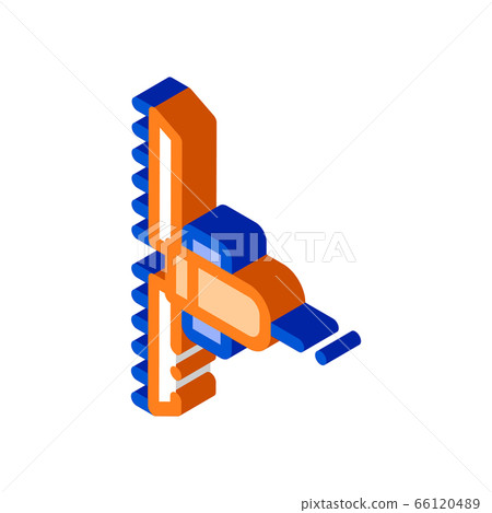 Agronomy Cultivator Trailer isometric icon vector illustration Agronomy Cultivator Trailer isometric icon vector illustration 66120489