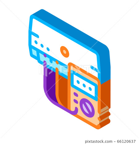 Diagnosis Conditioner System isometric icon vector illustration Diagnosis Conditioner System isometric icon vector illustration 66120637