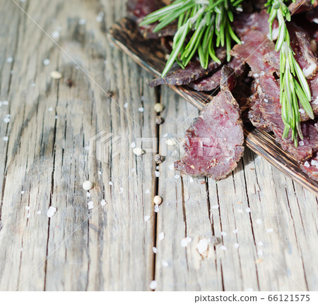 jerked meat, cow, deer, wild beast or biltong in 66121575