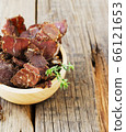 jerked meat, cow, deer, wild beast or biltong in 66121653