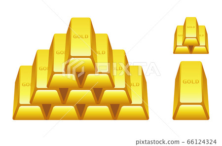 金條的例證圖像 66124324