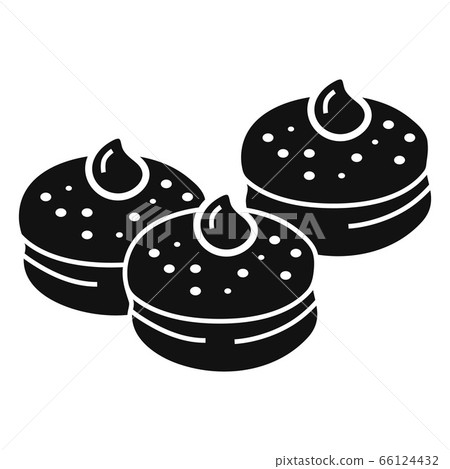 Hanukkah bakery icon, simple style Hanukkah bakery icon, simple style 66124432