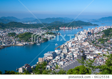 <<Hiroshima Prefecture>> Onomichi cityscape and early summer morning <<From Jodoji Observatory>> 66125538