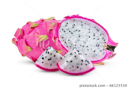 dragon fruit isolated on white background 66125539
