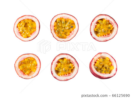 passion fruit isolated on white background 66125690