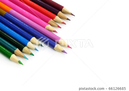 Color pencils isolated on white background. Color pencils isolated on white background. 66126685