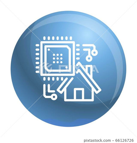 Smart house icon, outline style Smart house icon, outline style 66126726