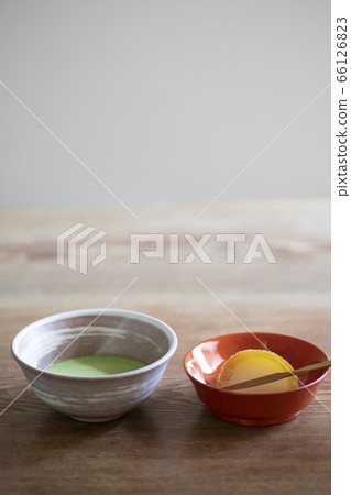Image of sweet place with matcha 66126823