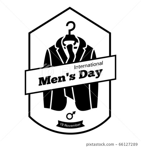 International men day clothes icon, simple style 66127289