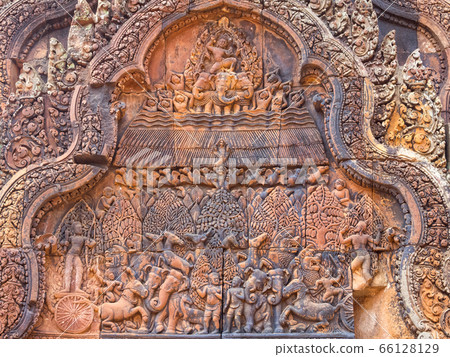 Fire in the Khandava Forest - Banteay Srei Fire in the Khandava Forest - Banteay Srei 66128129