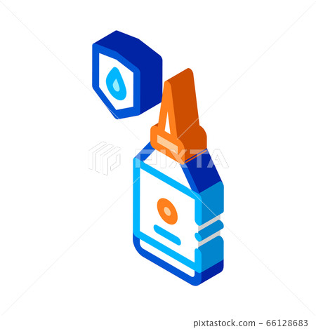Waterproof Material Glue isometric icon vector illustration 66128683