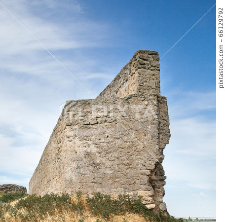 The wall of the old fortress. Akkerman in Ukraine. 66129792