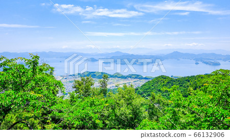 Scenery of Asahiyama Observatory (Takehara City) 66132906