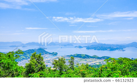 Scenery of Asahiyama Observatory (Takehara City) 66132923
