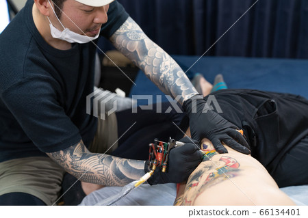 Japanese engraving tattoo, Japanese traditional tattoo 66134401