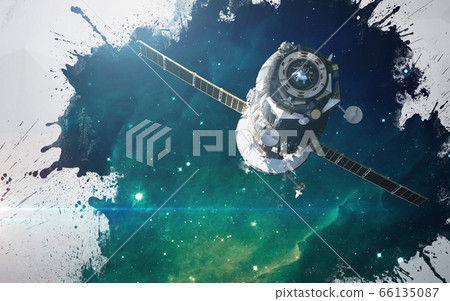 Satellite space art 66135087